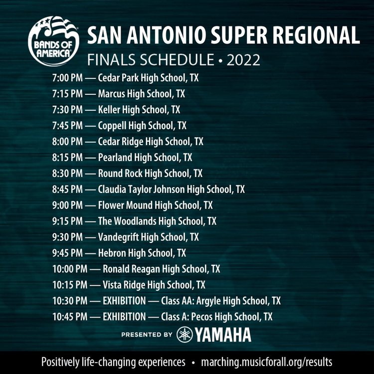 2022 BOA San Antonio (Nov. 4 & 5) Page 39 Past Contests, Events